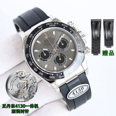 C Factory ROLEX PANDA Daytona 904L Steel 40mm Watch